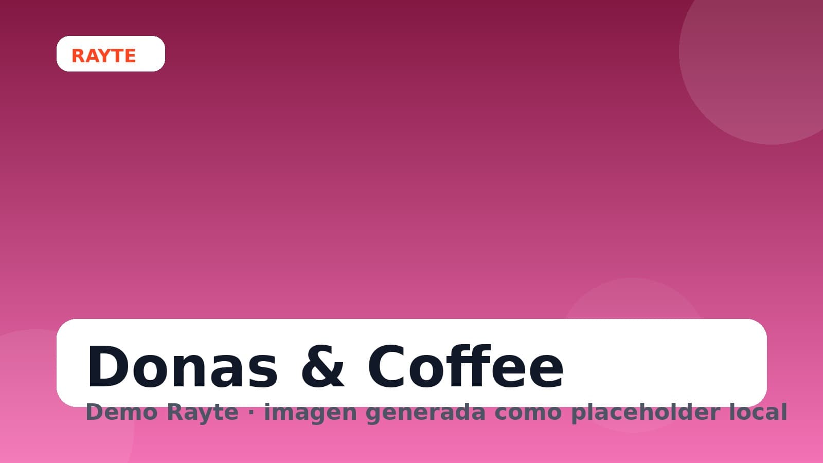 Donas & Coffee